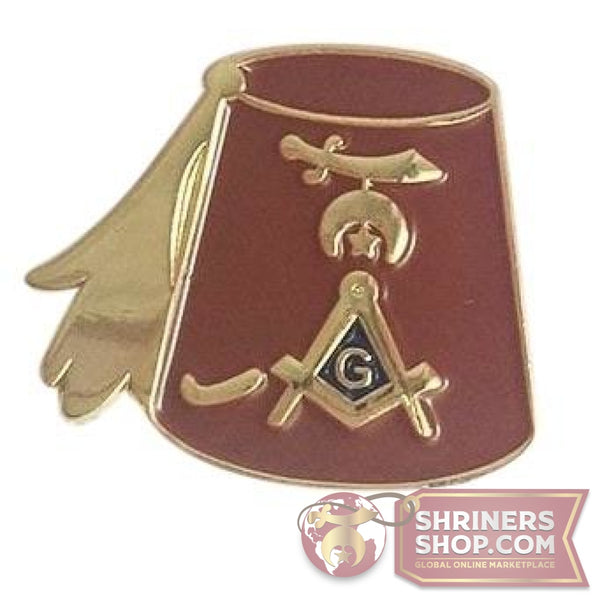 Shriners Fez Masonic Pin | FreemasonsShop.com | Pins