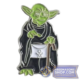 Star Wars Yoda Masonic Pin (2 pieces)