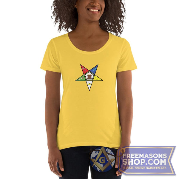 Eastern Star Scoopneck T-Shirt | FreemasonsShop.com |