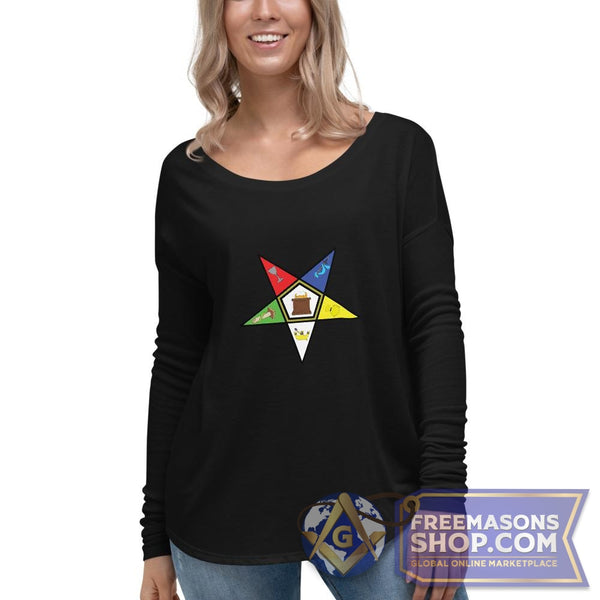 Eastern Star Ladies' Long Sleeve Shirt | FreemasonsShop.com |