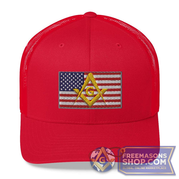 American Mason Trucker Hat | FreemasonsShop.com |