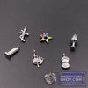 Eastern Star 6-Piece Charm Set | FreemasonsShop.com | Jewelry
