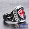 Knights Templar Crusader Ring Retro | FreemasonsShop.com | Rings