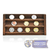 Wooden Masonic Challenge Coin Display Case | FreemasonsShop.com | Coins