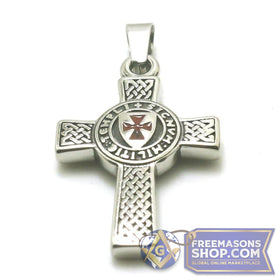 Knights Templar Stainless Steel Pendant