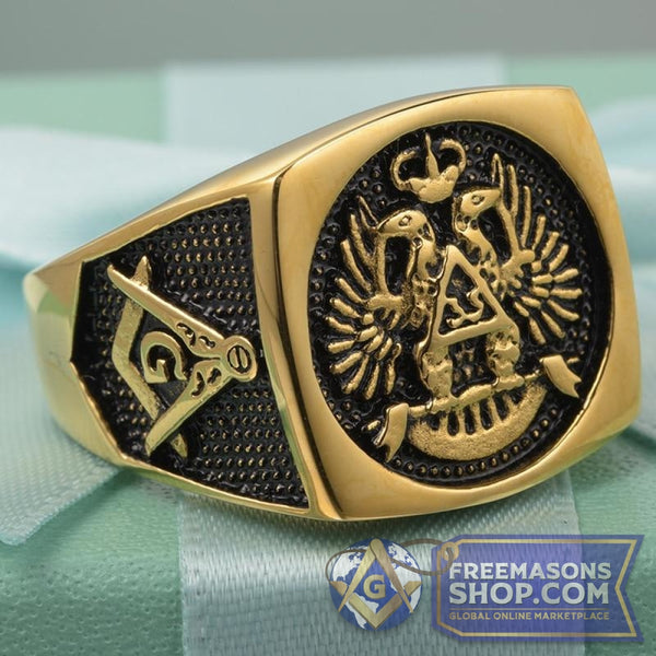 Scottish Rite 33 Degree Ring | FreemasonsShop.com | Rings