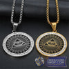 Freemason Rhinestones Pendant Necklace | FreemasonsShop.com | Jewelry
