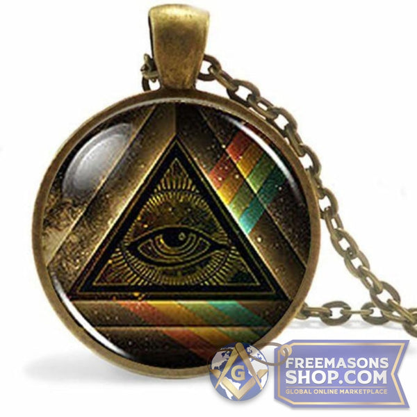 Masonic Eye Pendant Necklace | FreemasonsShop.com | Jewelry