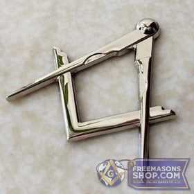 Hollow Metal Masonic Car Emblem