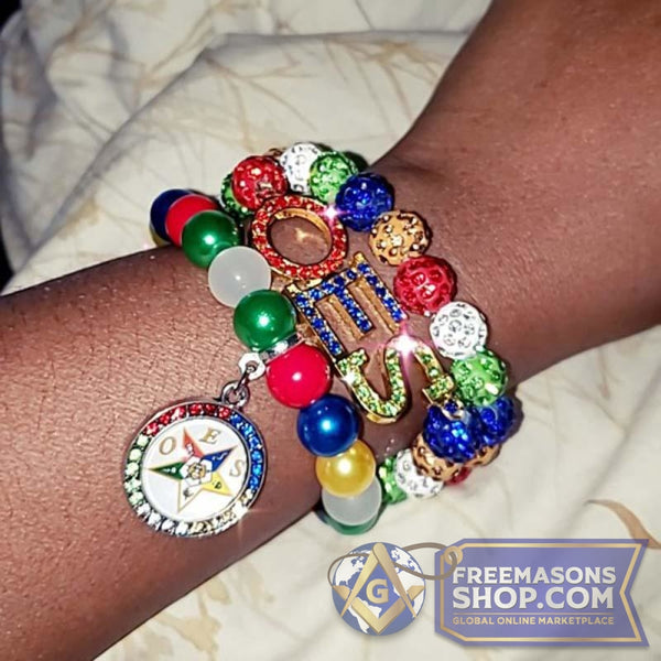 Eastern Star Beads Bracelet | FreemasonsShop.com | Jewelry