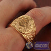 Embossed Masonic Ring (Gold & Silver) | FreemasonsShop.com | Rings