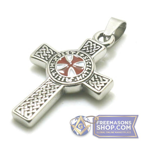 Knights Templar Stainless Steel Pendant