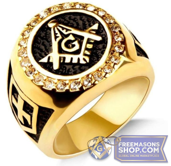 Vintage Gold Masonic Ring | FreemasonsShop.com | Rings