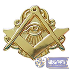 Masonic All-Seeing Eye Lapel Pin