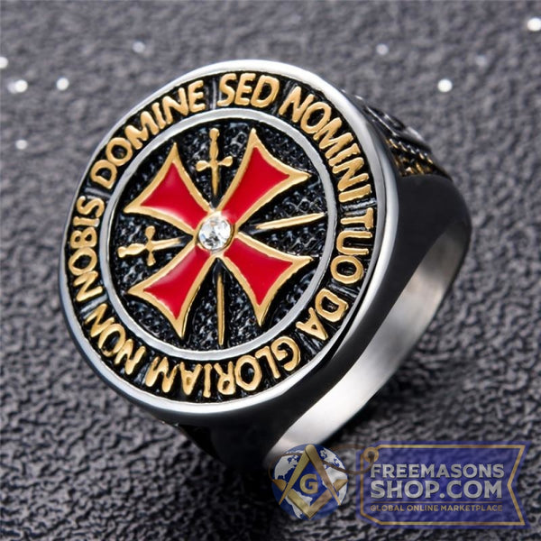 Antique Knights Templar Cross Ring (Gold or Silver) | FreemasonsShop.com | Rings