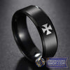 Knights Templar Black Band Ring | FreemasonsShop.com |