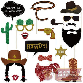 Western Party Photo Booth Props