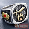 Shriners Scimitar Ring (Gold & Silver) | FreemasonsShop.com | Rings