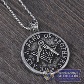 Masonic Compass Necklace