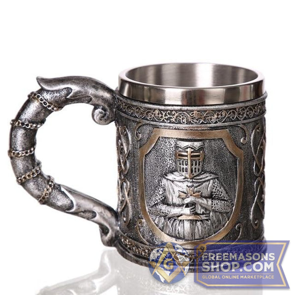 Knights Templar Stainless Steel Mug | FreemasonsShop.com | Mug
