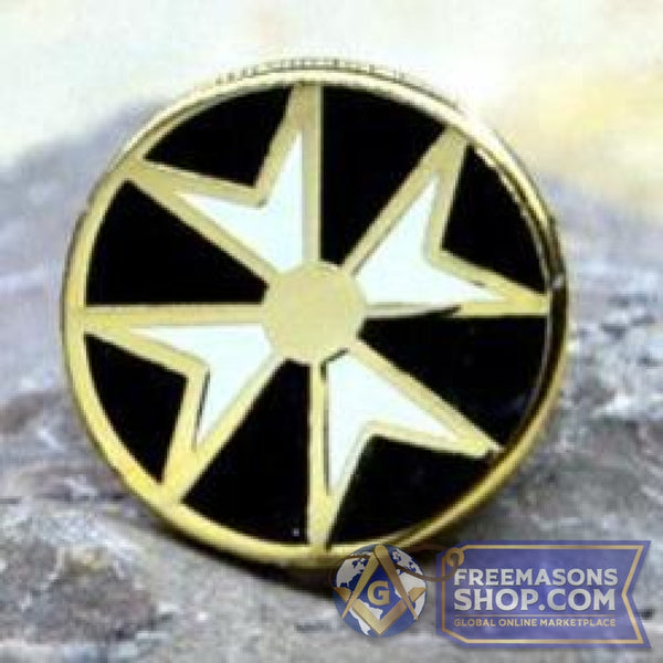 Knights Templar Black Pin | FreemasonsShop.com | Pins