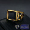 Vintage Black Masonic Ring (Gold & Silver) | FreemasonsShop.com | Rings