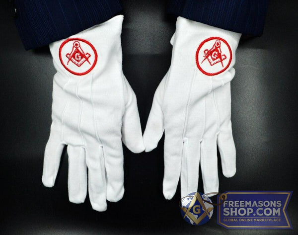 Masonic Gloves Embroidery | FreemasonsShop.com |
