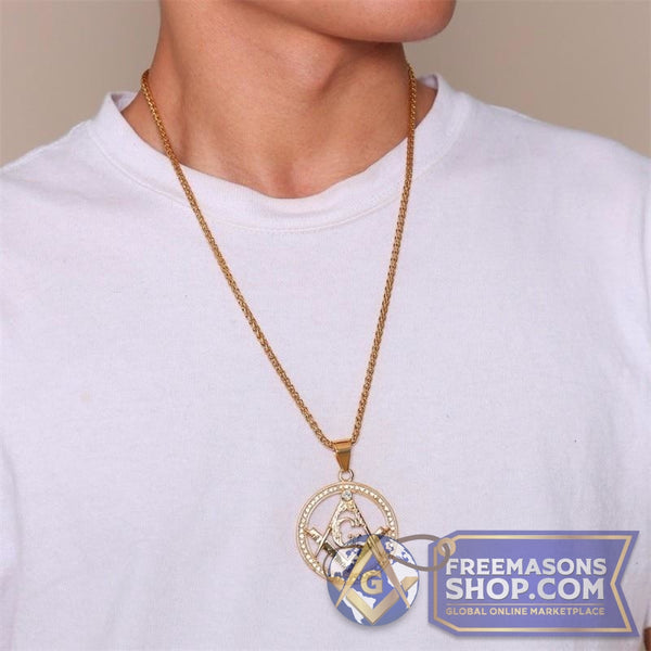 Gold Masonic Pendant | FreemasonsShop.com | Jewelry