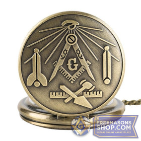 Bronze Masonic Pocket Watch