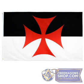 Knights Templar Flag - 3x5 FT