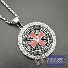 Knights Templar Iron Cross Necklace