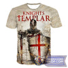 Knights Templar 3D T-Shirt Knights (Various Designs) | FreemasonsShop.com |