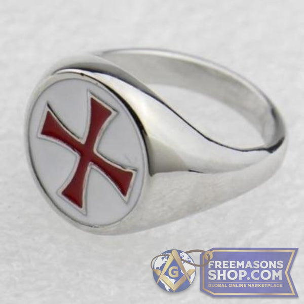 Knights Templar Red Cross Ring | FreemasonsShop.com | Jewelry