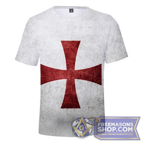 Knights Templar 3D T-Shirt Knights (Various Designs)