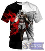 Knights Templar 3D T-Shirt Knights (Various Designs)