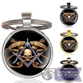 Vintage Masonic Key Chain (Various Designs)