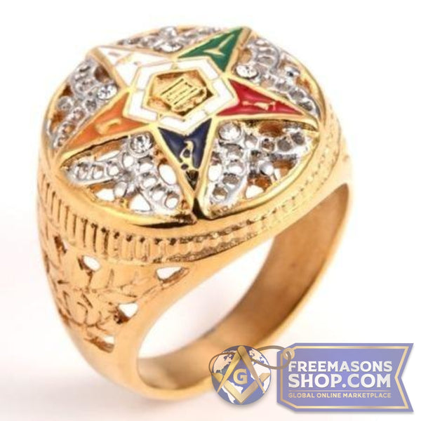 OES Eastern Star Ring (Various Designs) | FreemasonsShop.com | Rings