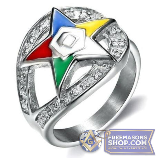 Eastern Star Ring (Various Designs) | FreemasonsShop.com | Rings