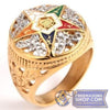 Eastern Star Ring (Various Designs) | FreemasonsShop.com | Rings