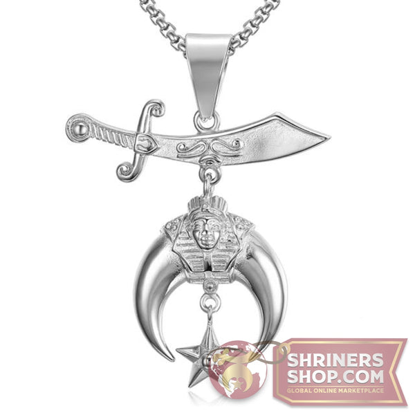 Shriners Necklace (Gold & Silver) | FreemasonsShop.com | Jewelry