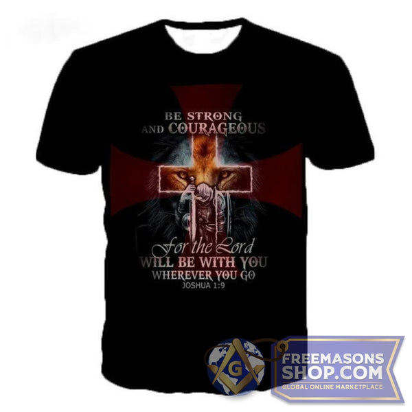Knights Templar 3D Printed T-Shirt (Various Designs) | FreemasonsShop.com | Shirts