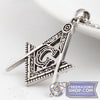 Masonic Silver Pendant Necklace | FreemasonsShop.com | Jewelry