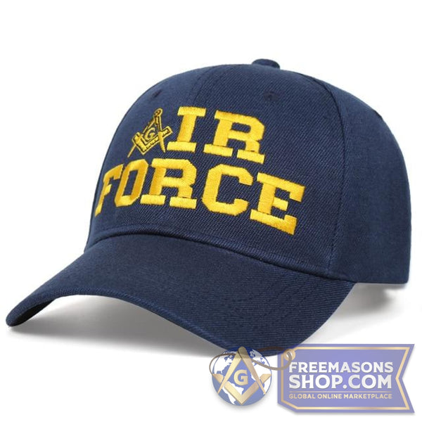 Masonic Air Force Snapback Cap 3D Embroidery | FreemasonsShop.com | Hats