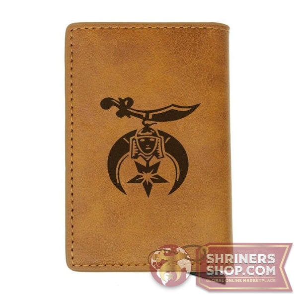 Shriner Leather Credit Card Holder | FreemasonsShop.com | Accessories