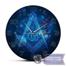 Freemason Non-ticking Wall Clock