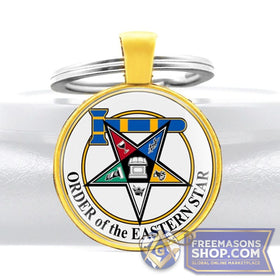 Eastern Star OES Key Chain (Various Colors)