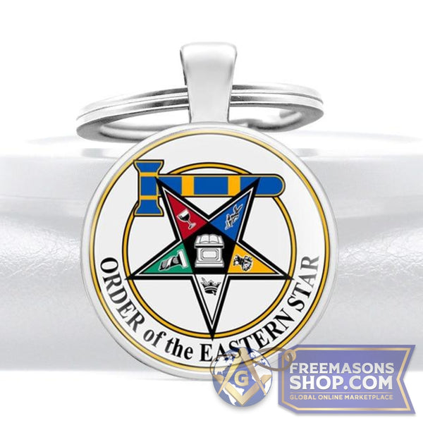 Eastern Star OES Key Chain (Various Colors) | FreemasonsShop.com | Accessories