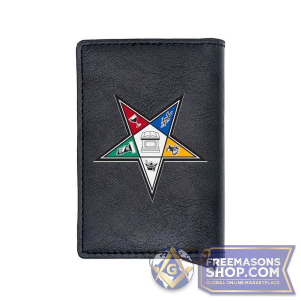 Eastern Star Card Holder Wallet | FreemasonsShop.com | Accessories