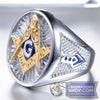 Classic Silver Masonic Ring | FreemasonsShop.com | Rings