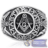 Vintage Silver Master Mason Ring | FreemasonsShop.com | Rings